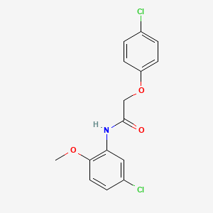 molecular formula C15H13Cl2NO3 B11947694 N-(5-chloro-2-methoxyphenyl)-2-(4-chlorophenoxy)acetamide 