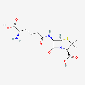molecular formula C14H21N3O6S B1194774 Isopenicillin N CAS No. 58678-43-6