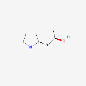 molecular formula C8H17NO B1194782 (-)-Hygroline 