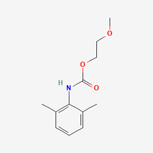 molecular formula C12H17NO3 B11947827 2-methoxyethyl N-(2,6-dimethylphenyl)carbamate CAS No. 62593-75-3