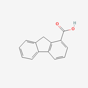 molecular formula C14H10O2 B1194784 Fluorene-1-carboxylic acid CAS No. 6276-03-5