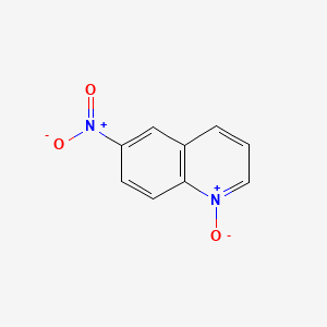 molecular formula C9H6N2O3 B1194786 6-Nitroquinoline 1-oxide CAS No. 13675-92-8