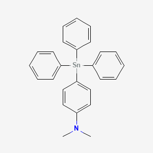 molecular formula C26H25NSn B11947876 N,N-Dimethyl-4-(triphenylstannyl)aniline CAS No. 31868-28-7