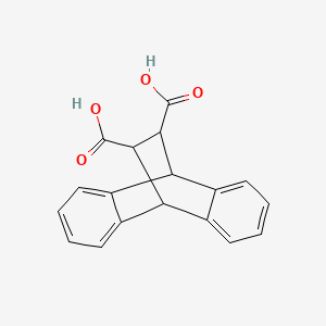 molecular formula C18H14O4 B11947894 tetracyclo[6.6.2.02,7.09,14]hexadeca-2,4,6,9,11,13-hexaene-15,16-dicarboxylic acid CAS No. 70738-17-9