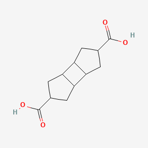 molecular formula C12H16O4 B11947919 tricyclo[5.3.0.02,6]decane-4,9-dicarboxylic acid CAS No. 95372-57-9