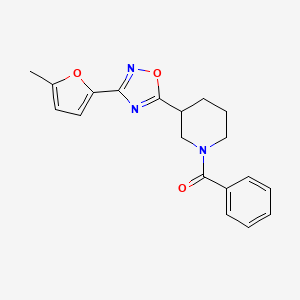 [3-[3-(5-Methyl-2-furanyl)-1,2,4-oxadiazol-5-yl]-1-piperidinyl]-phenylmethanone