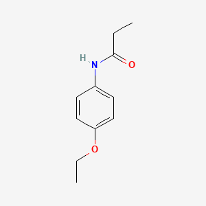 molecular formula C11H15NO2 B11947986 N-(4-Ethoxyphenyl)propanamide CAS No. 19314-14-8