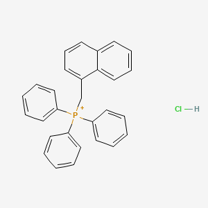 molecular formula C29H25ClP+ B11947989 1-Naphthylmethyltriphenylphosphonium chloride 