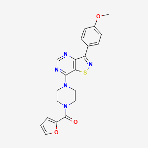 2-Furanyl-[4-[3-(4-methoxyphenyl)-7-isothiazolo[4,5-d]pyrimidinyl]-1-piperazinyl]methanone