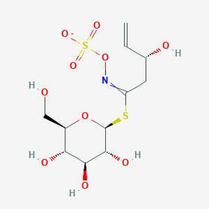 molecular formula C11H18NO10S2- B1194806 (R)-2-Hydroxy-3-butenyl glucosinolate 