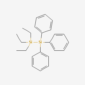 molecular formula C24H30Si2 B11948067 1,1,1-Triethyl-2,2,2-triphenyldisilane CAS No. 18754-93-3