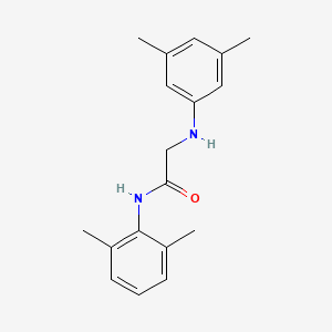 N-(2,6-dimethylphenyl)-N(2)-(3,5-dimethylphenyl)glycinamide