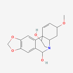molecular formula C17H19NO5 B1194808 Haemanthidine 