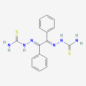 molecular formula C16H16N6S2 B11948083 Benzylbisthiosemicarbazone 