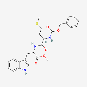 molecular formula C25H29N3O5S B11948107 Carbobenzyloxymethionyltryptophan methyl ester 