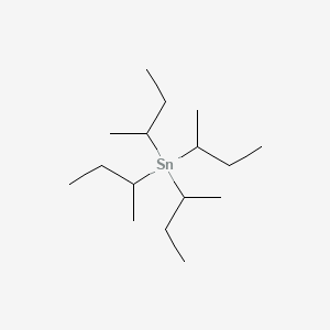 molecular formula C16H36Sn B11948114 Stannane, tetrakis(1-methylpropyl)- CAS No. 6031-41-0