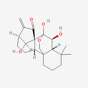 (2S,5S,8R,10S,11R)-9,10,18-Trihydroxy-12,12-dimethyl-6-methylidene-17-oxapentacyclo[7.6.2.15,8.01,11.02,8]octadecan-7-one