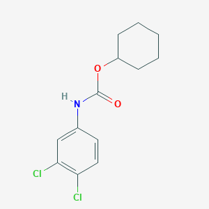 molecular formula C13H15Cl2NO2 B11948161 Cyclohexyl N-(3,4-dichlorophenyl)carbamate CAS No. 78632-31-2