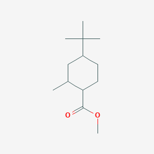molecular formula C13H24O2 B11948233 Methyl 4-tert-butyl-2-methylcyclohexanecarboxylate CAS No. 92155-15-2