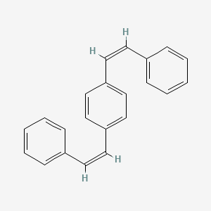 molecular formula C22H18 B11948265 p-Di(cis-styryl)benzene 