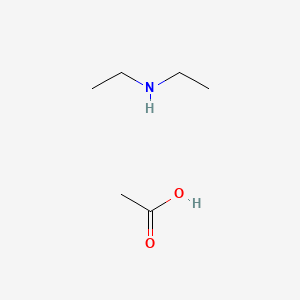 molecular formula C6H15NO2 B1194828 Ethanamine, N-ethyl-, acetate CAS No. 20726-63-0