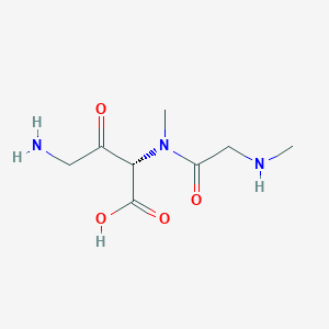 molecular formula C8H15N3O4 B1194831 Glycyl-sarcosyl-sarcosine CAS No. 57836-11-0