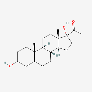 molecular formula C21H34O3 B1194835 17-Hydroxypregnanolone CAS No. 40248-23-5