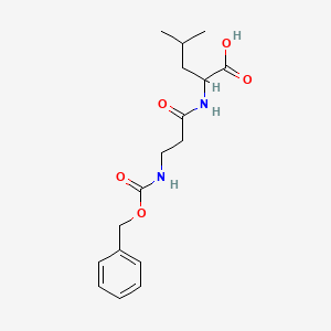 molecular formula C17H24N2O5 B11948353 Z-BETA-Ala-Leu-OH 