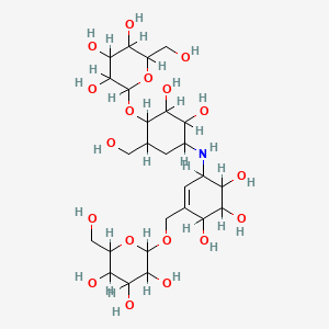 molecular formula C26H45NO18 B1194836 Validamycin C CAS No. 12650-70-3