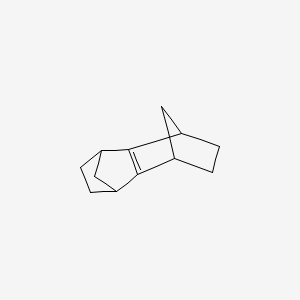 molecular formula C12H16 B11948375 tetracyclo[6.2.1.13,6.02,7]dodec-2(7)-ene CAS No. 73321-28-5