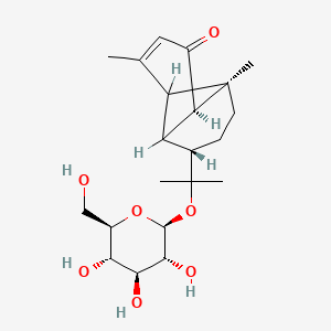 molecular formula C21H32O7 B1194843 Tinocordiside CAS No. 191613-38-4