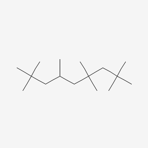 molecular formula C16H34 B1194848 2,2,4,4,6,8,8-Heptamethylnonane CAS No. 4390-04-9