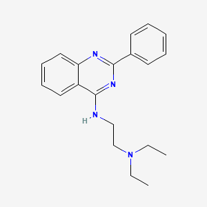 molecular formula C20H24N4 B11948496 N1,N1-Diethyl-N2-(2-phenylquinazolin-4-yl)ethane-1,2-diamine CAS No. 802577-51-1