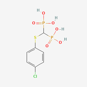 molecular formula C7H9ClO6P2S B1194850 Tiludronate CAS No. 89987-06-4