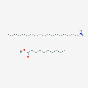 molecular formula C28H59NO2 B11948518 Decanoic acid, octadecylamine salt CAS No. 61417-89-8