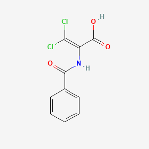 molecular formula C10H7Cl2NO3 B11948520 2-(Benzoylamino)-3,3-dichloroacrylic acid CAS No. 54902-23-7