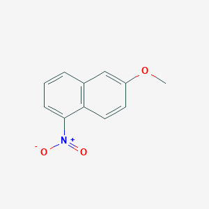 molecular formula C11H9NO3 B11948541 2-Methoxy-5-nitronaphthalene 
