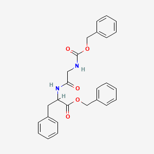 molecular formula C26H26N2O5 B11948551 Benzyl N-[(benzyloxy)carbonyl]glycylphenylalaninate CAS No. 24117-97-3