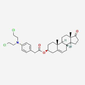 molecular formula C31H41Cl2NO3 B1194865 Dehydroepiandrosterone mustard CAS No. 24141-90-0