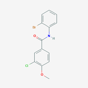 molecular formula C14H11BrClNO2 B11948667 N-(2-bromophenyl)-3-chloro-4-methoxybenzamide CAS No. 461401-28-5
