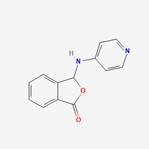 molecular formula C13H10N2O2 B11948701 3-(4-Pyridylamino)phthalide CAS No. 75483-56-6