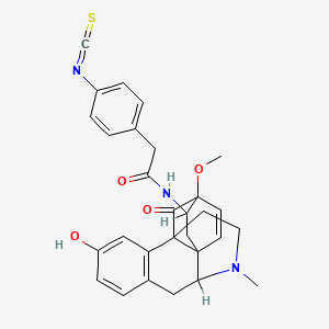 molecular formula C29H29N3O4S B1194874 6,14-Endoetheno-7alpha-(p-isothiocyanatophenylacetylamino)tetrahydrooripavine CAS No. 95386-99-5