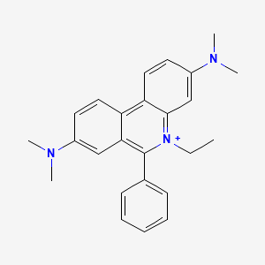 molecular formula C25H28N3+ B1194875 Tetramethylethidium CAS No. 72218-60-1