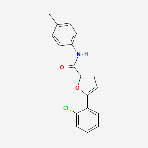 molecular formula C18H14ClNO2 B11948768 5-(2-Chlorophenyl)-N-(4-methylphenyl)-2-furamide CAS No. 199458-98-5