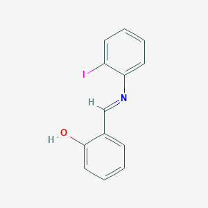 molecular formula C13H10INO B11948769 N-(2-Hydroxybenzylidene)-2-iodoaniline CAS No. 16977-69-8