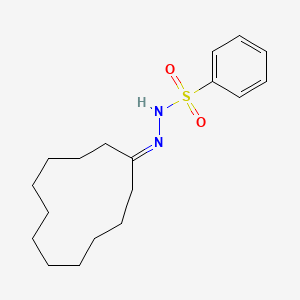 molecular formula C18H28N2O2S B11948790 N'-cyclododecylidenebenzenesulfonohydrazide 