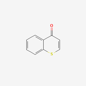 molecular formula C9H6OS B1194882 4H-1-Benzothiopyran-4-one CAS No. 491-39-4
