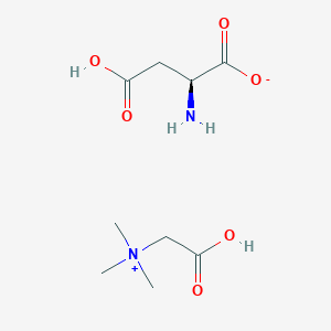 molecular formula C9H18N2O6 B1194887 Betaine aspartate CAS No. 52921-08-1