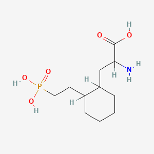 Cyclohexanepropanoic acid, alpha-amino-2-(2-phosphonoethyl)-