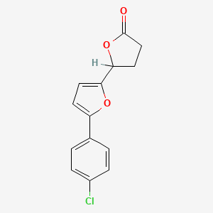 5-(5-(4-Chlorophenyl-2-furanyl))dihydro-2(3H)-furanone